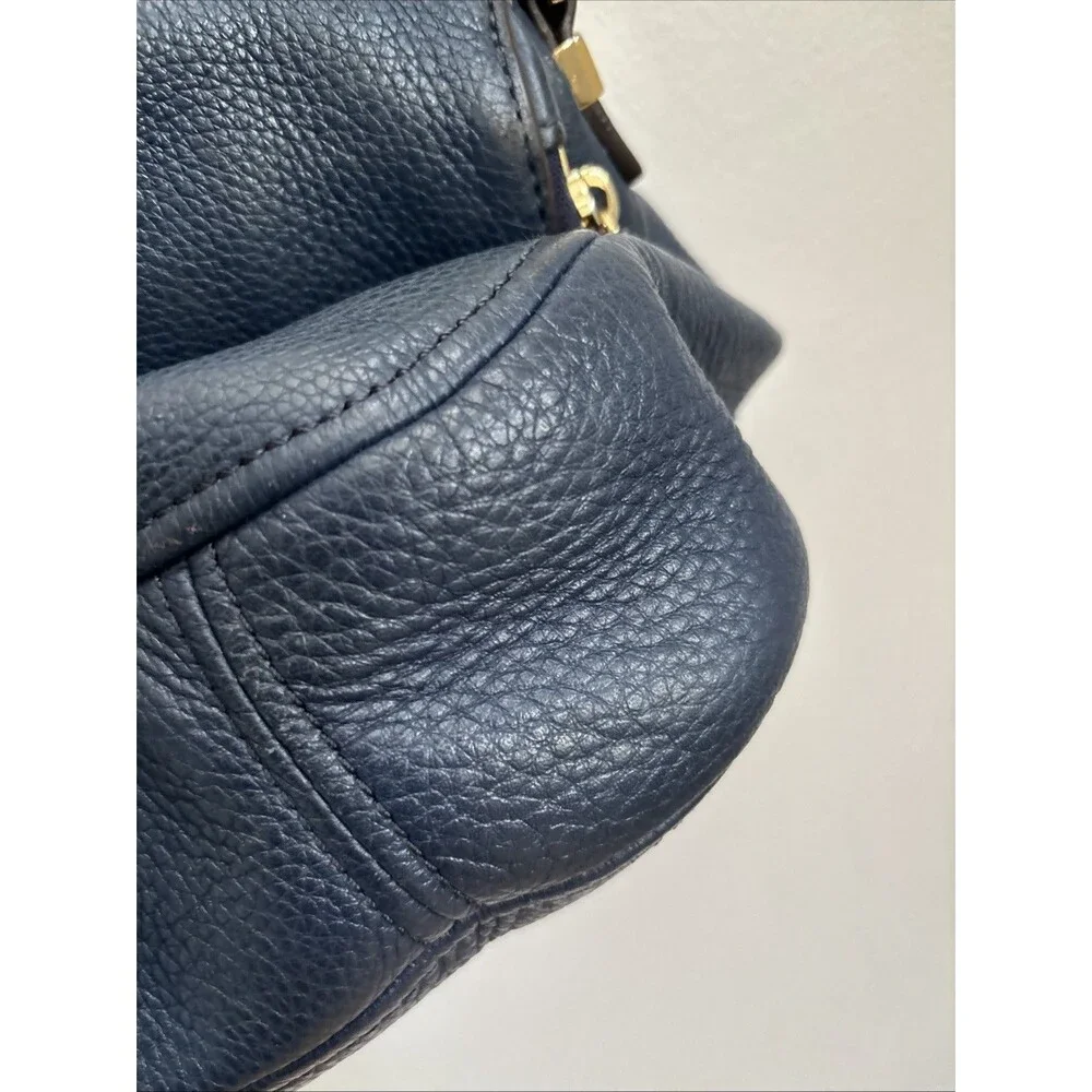 Michael Kors Bedford Leather Convertible Shoulder Crossbody Bag Y2K 90s Designer